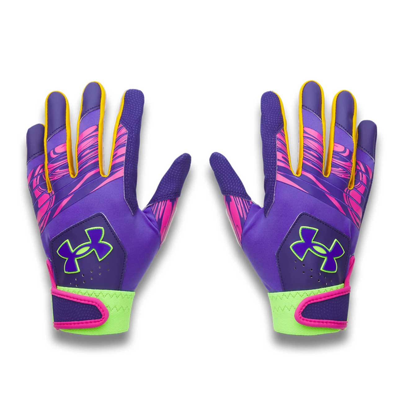 UA Clean Up LE "Mad House" Mens Batting Gloves