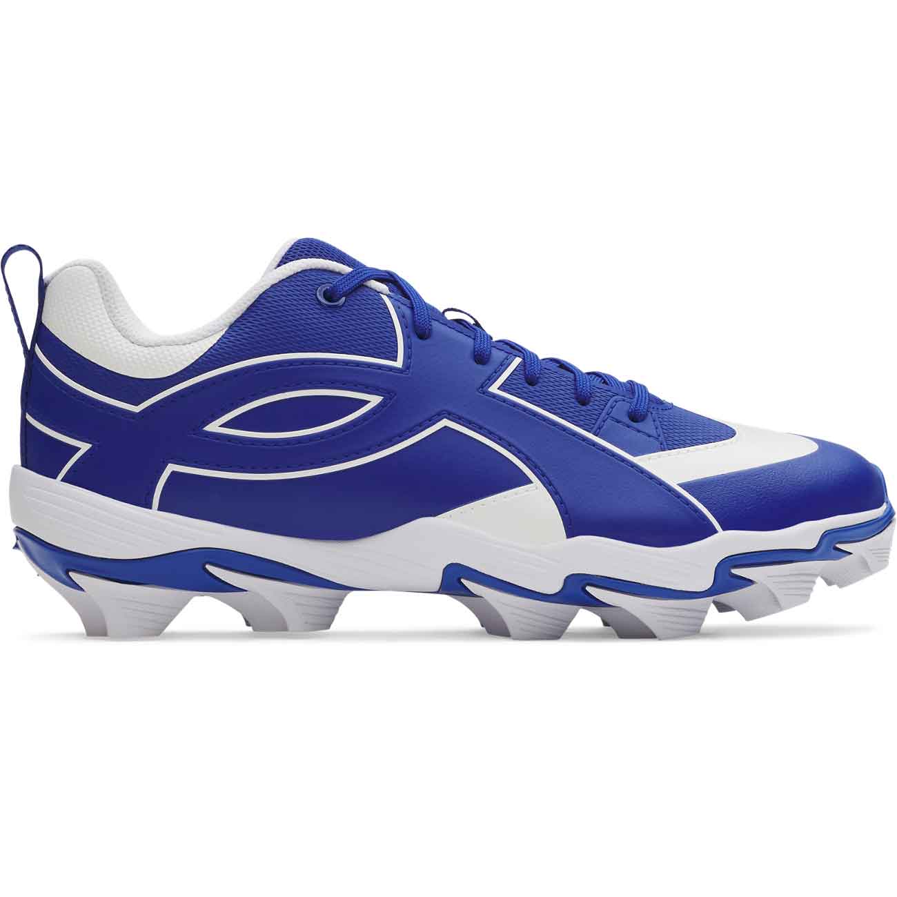 UA Leadoff Icon Low Molded Rubber Cleats Royal 6.5