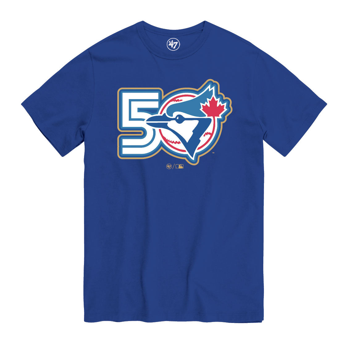 47 Brand Toronto Blue Jays 50th Youth T-Shirt Royal