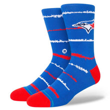 Stance MLB Chalk Crew Socks Blue Jays-Large