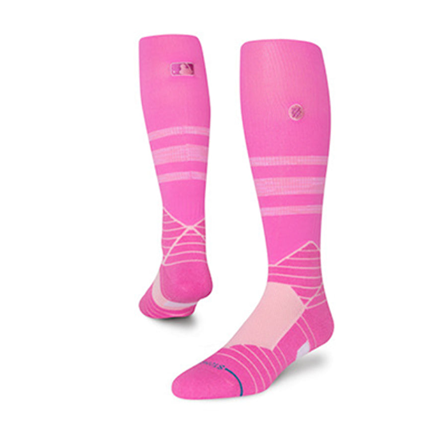 Stance MLB Mother's Day SocksPink Large Home Run Sports