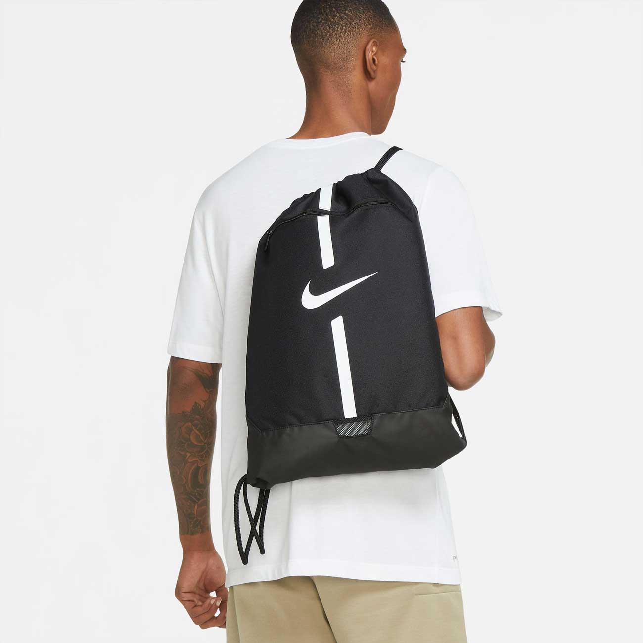 Nike Academy Gym Sack - Black/Black/White