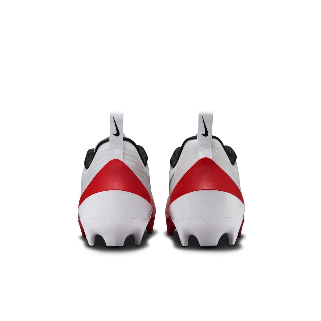 red black and white football cleats