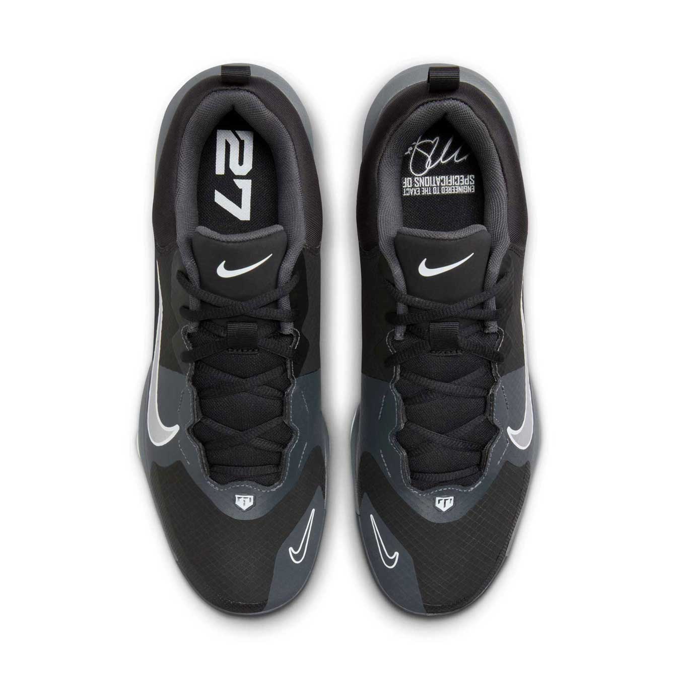 Nike Force Trout 9 Pro MCS Black/White – Home Run Sports