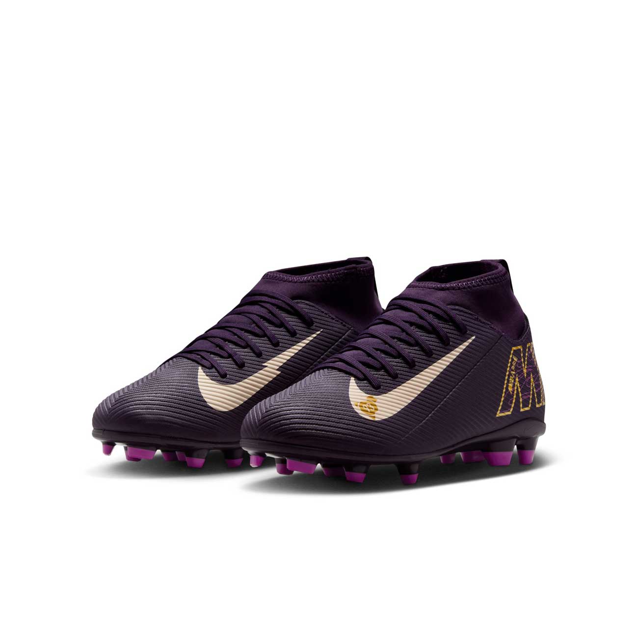Nike Jr. Mercurial Superfly 10 Club "Kylian Mbappé" Little/Big Kids' MG High-Top Soccer Cleats
