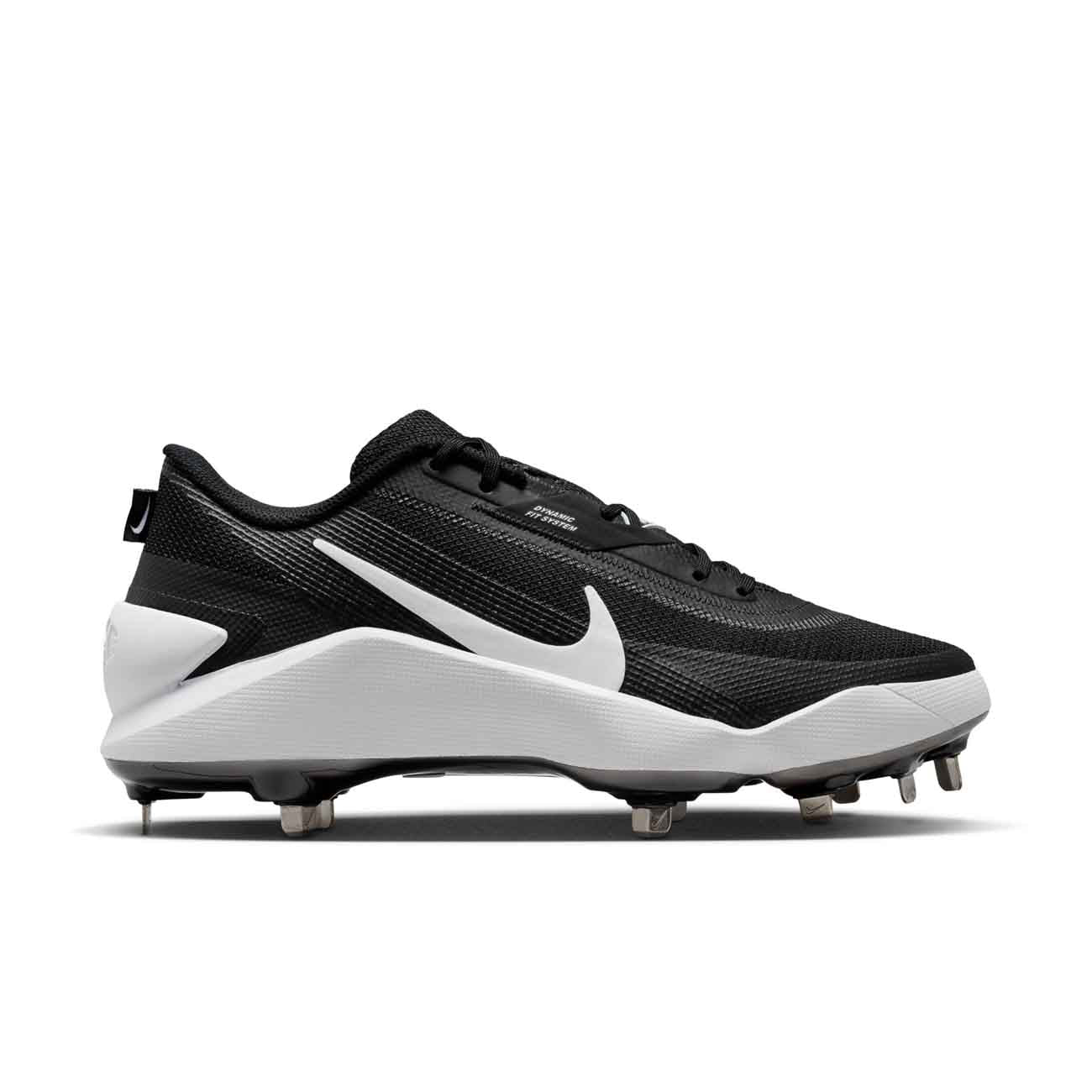 Nike Diamond Showcase Metal Cleats Black/White 8