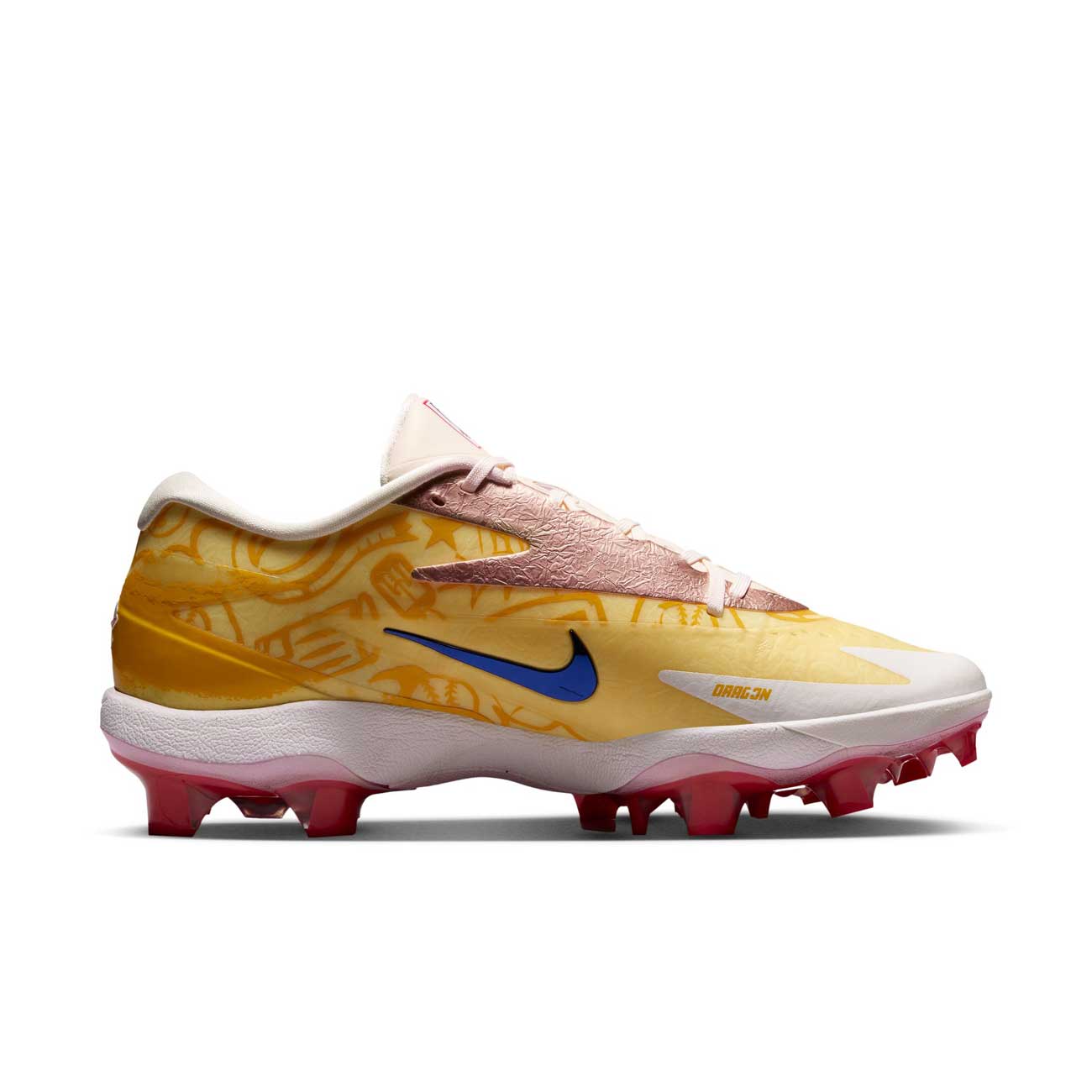 Nike Diamond Standout Acuna MCS Cleats-Laser Orange/Deep Royal Blue