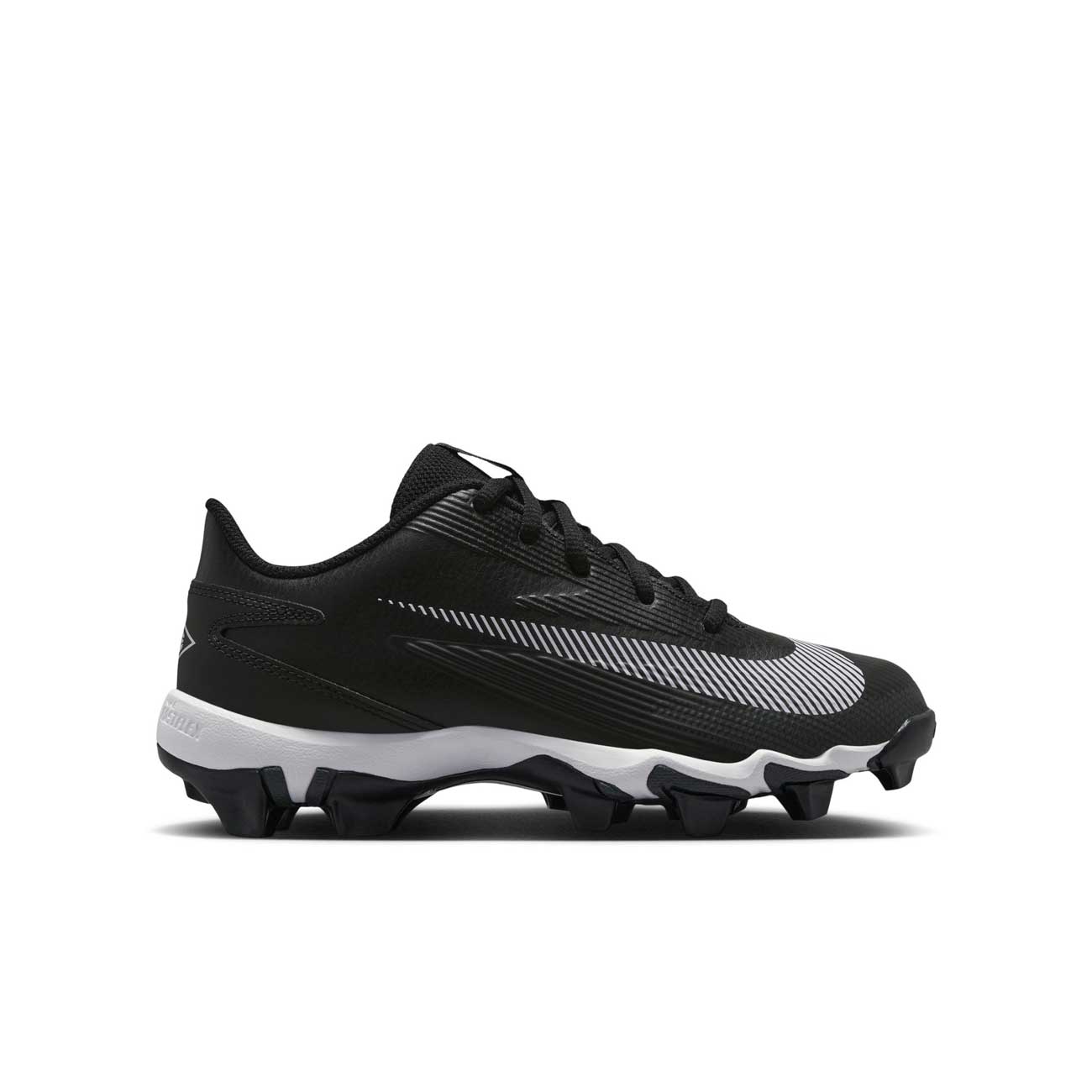 Nike Diamond Clutch Youth Molded Rubber Cleats Black/White 1.5Y