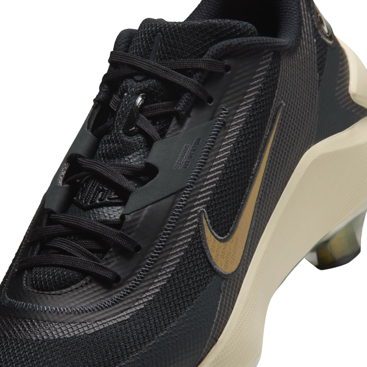 Nike Diamond Showcase MCS Cleats-Black/Anthracite/Khaki