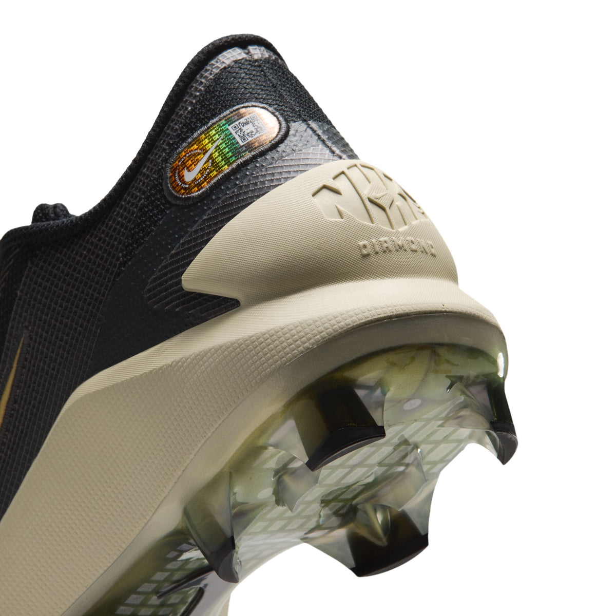 Nike Diamond Showcase MCS Cleats-Black/Anthracite/Khaki