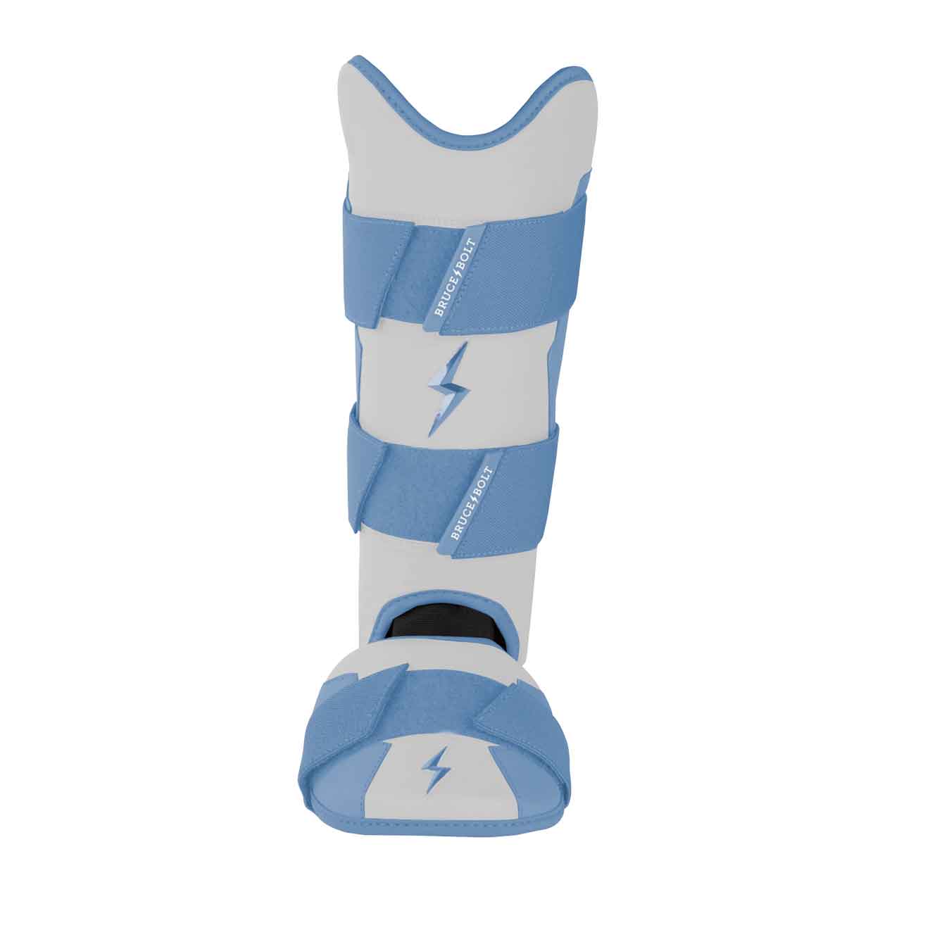 Bruce Bolt Chrome Series Leg Guard-Youth Baby Blue