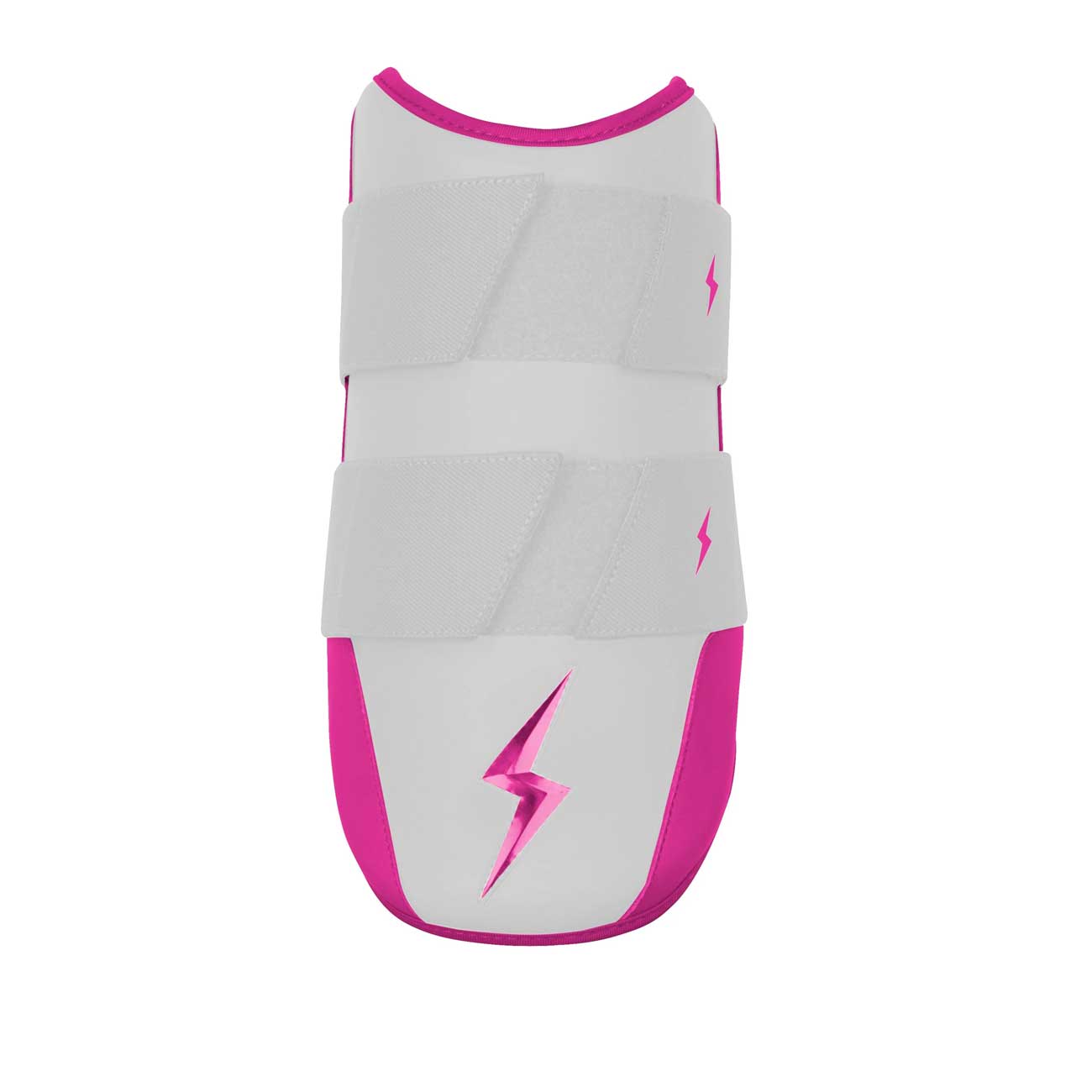 Bruce Bolt Chrome Series 9" Elbow Guard-Adult Pink