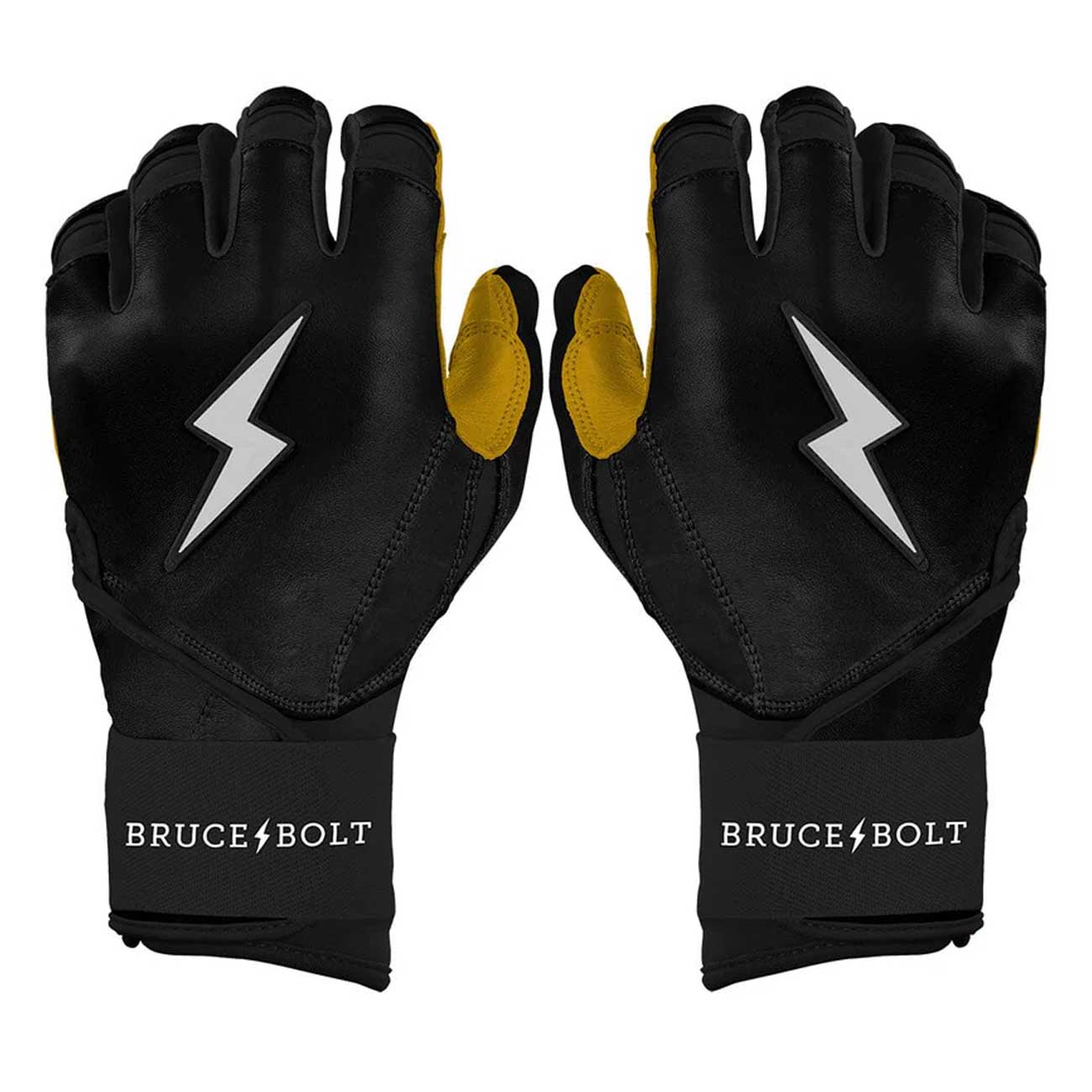 Bruce Bolt Original Series Long Cuff Batting Gloves-Youth