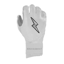 Bruce Bolt Chrome Series Long Cuff Batting Gloves-Youth