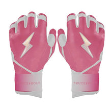 Bruce Bolt Creator Series Long Cuff Batting Gloves-Adult Dusty Pink Small