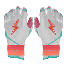 Bruce Bolt Creator Series Long Cuff Batting Gloves-Adult Sunrise Small