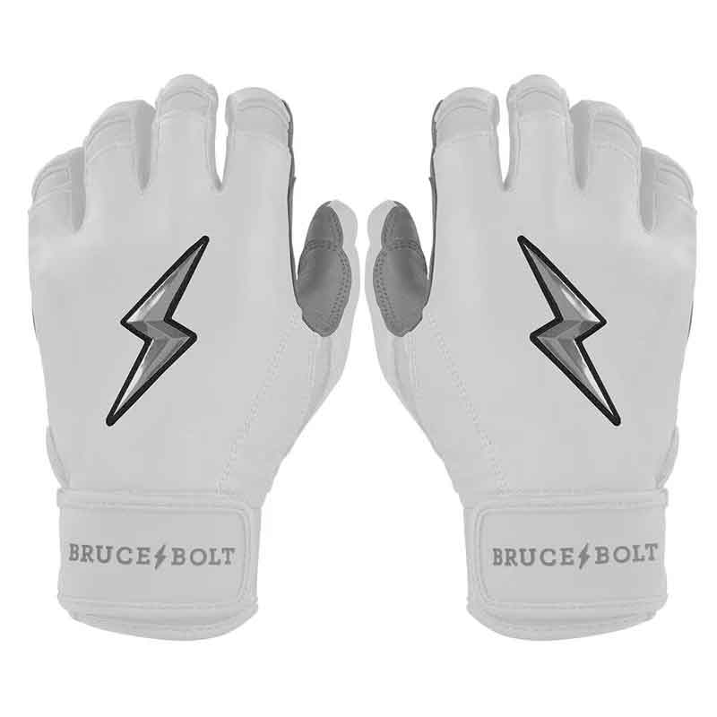 Bruce Bolt Chrome Series Short Cuff Batting Gloves-Womens