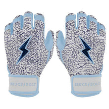 Bruce Bolt Signature Series Short Cuff Batting Gloves-Youth Elephant Youth Small