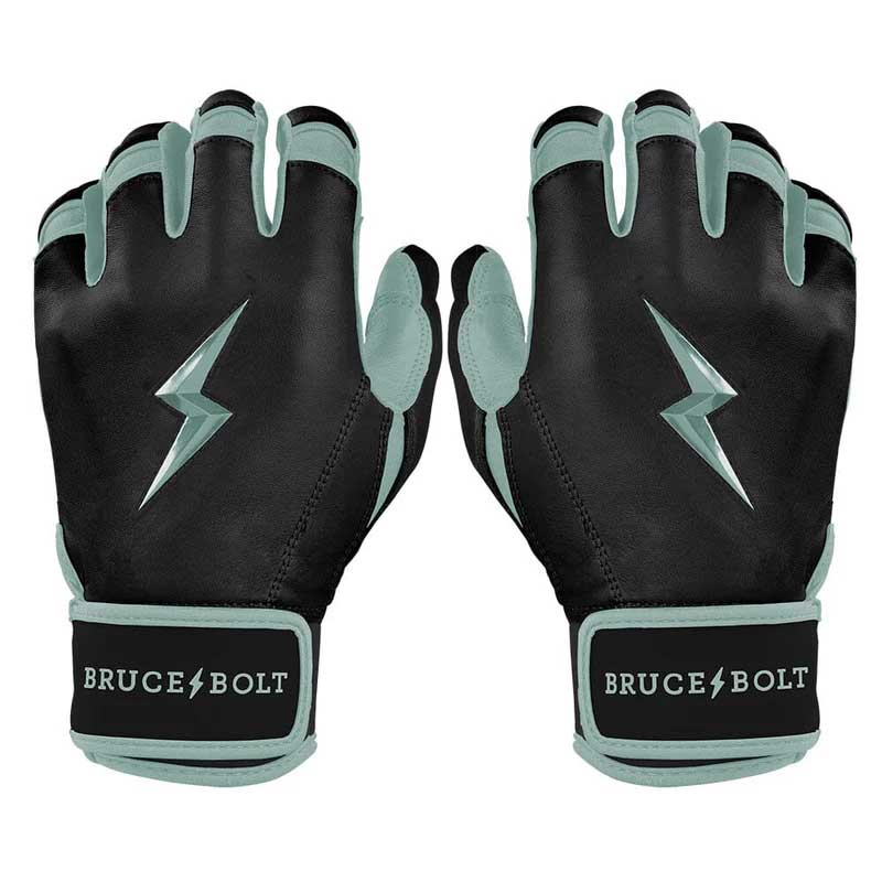 Gants De Baseball Bruce Bolt Miami Series - Homme, Taille S, Cuir Blanc, Pro Cuff