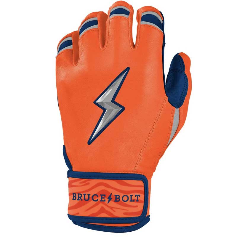 Bruce Bolt Signature Series Short Cuff Batting Gloves-Adult