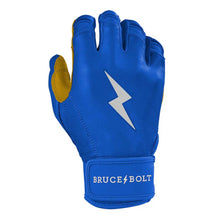 Bruce Bolt Original Series Short Cuff Batting Gloves-Youth Royal Blue Youth Small