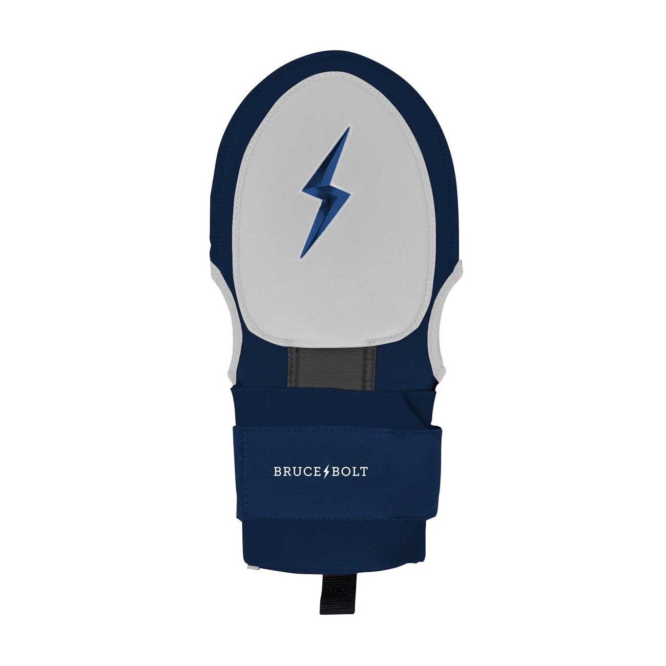 Bruce Bolt Chrome Series Sliding Mitt-Youth Navy Blue