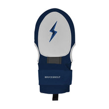Bruce Bolt Chrome Series Sliding Mitt-Youth Navy Blue