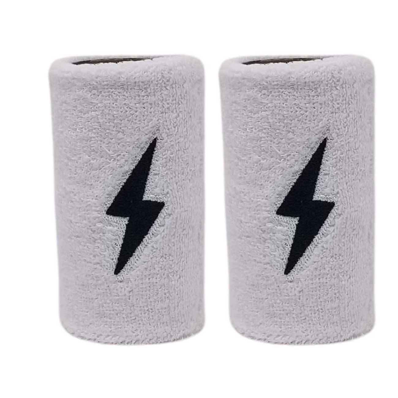 Bruce Bolt 4" Wristbands White