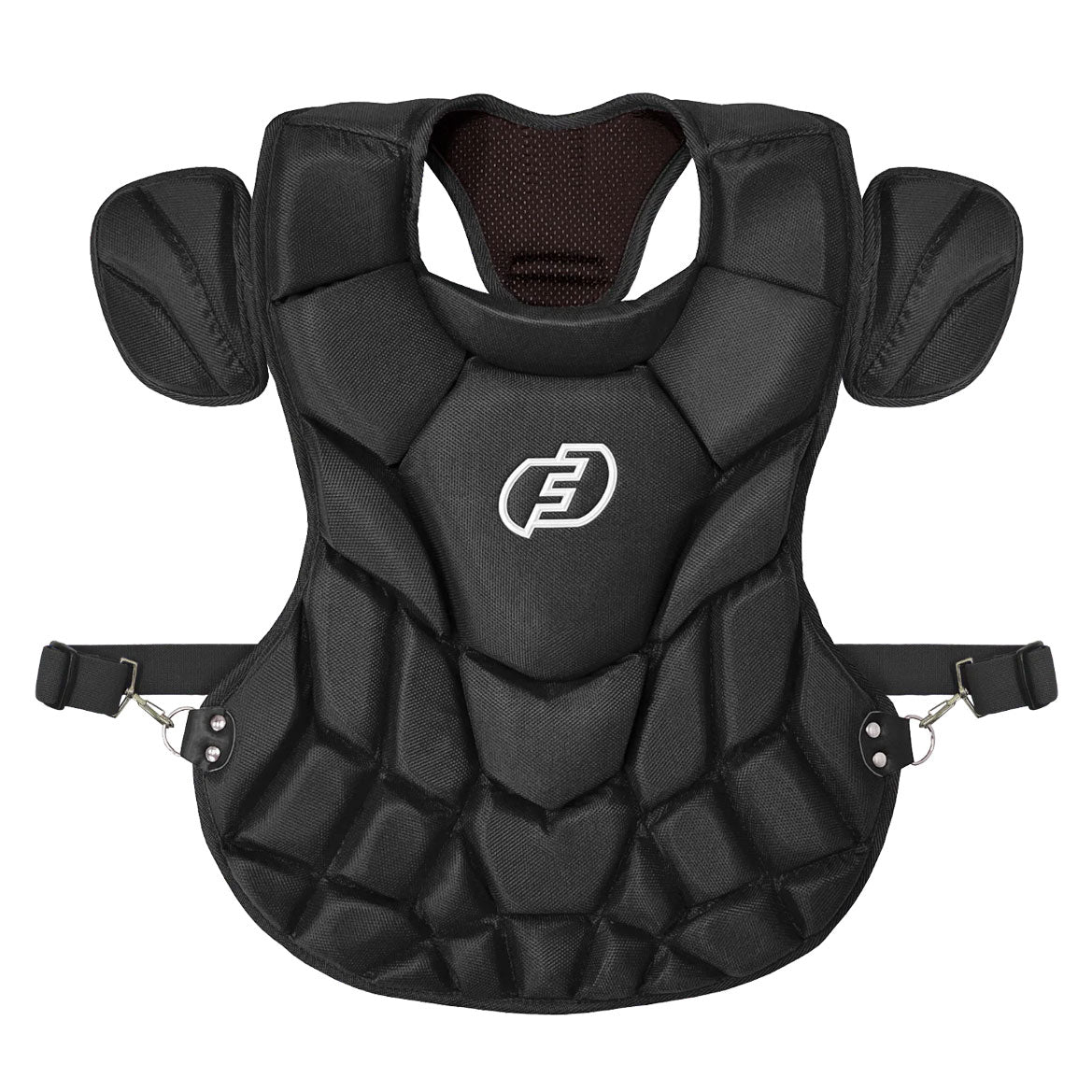 Force3 Catcher NOCSAE Certified Chest Protector with Dupont Black Adult