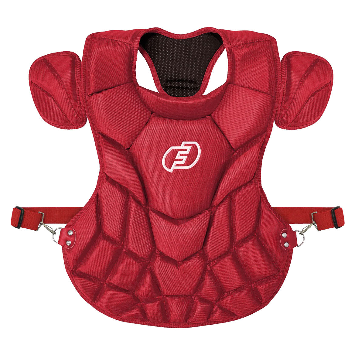 Force3 Catcher NOCSAE Certified Chest Protector with Dupont Red Adult