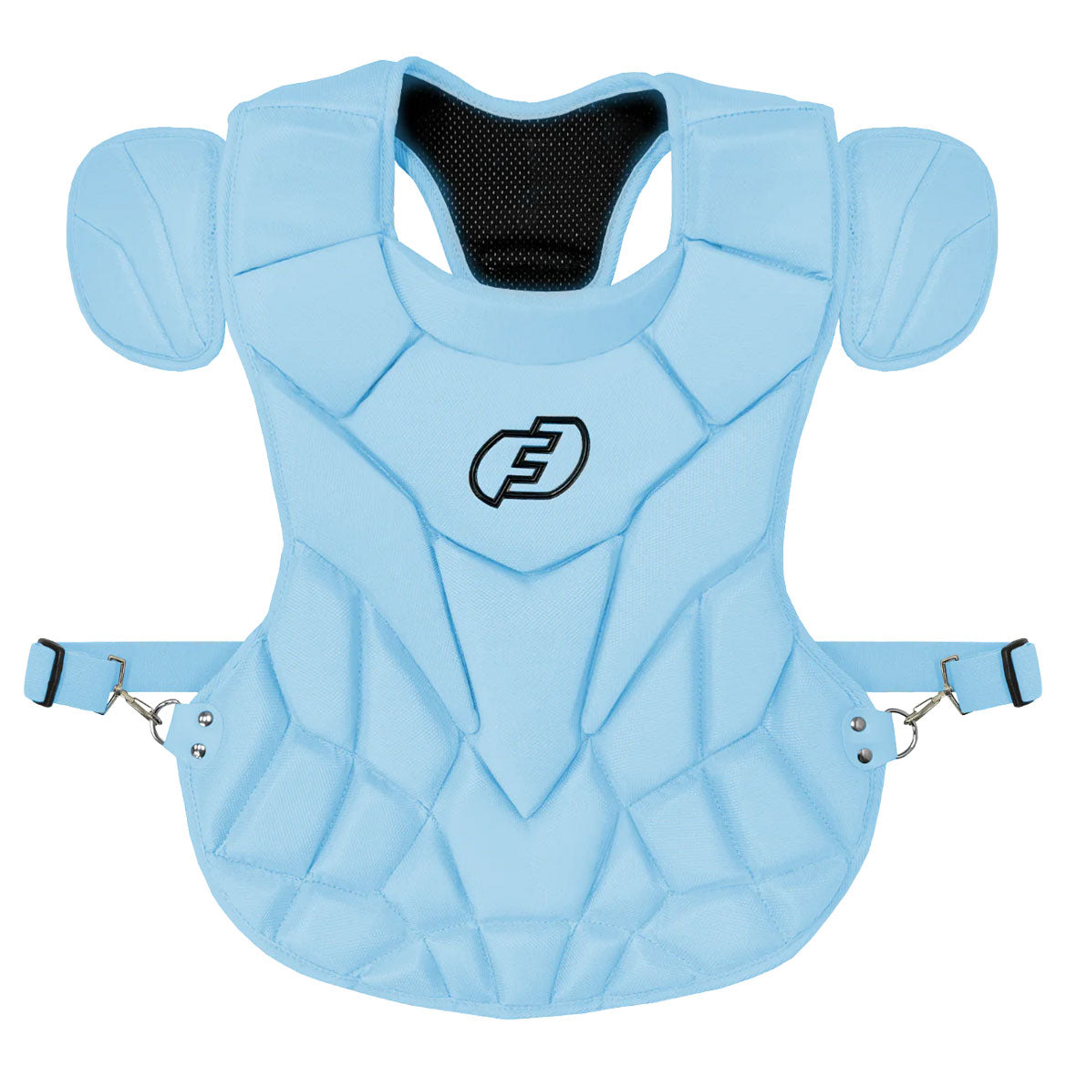 Force3 Catcher Pro Chest Protector with Dupont Kevlar Adult Sky Blue