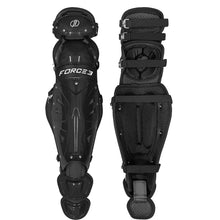 Force3 Catcher Shin Guards Black Adult