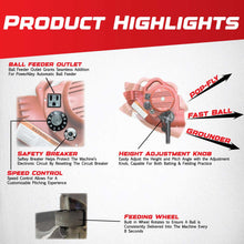 Heater Sports Base Hit Baseball Pitching Machine