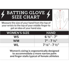 Bruce Bolt Signature Series Long Cuff Batting Gloves-Womens
