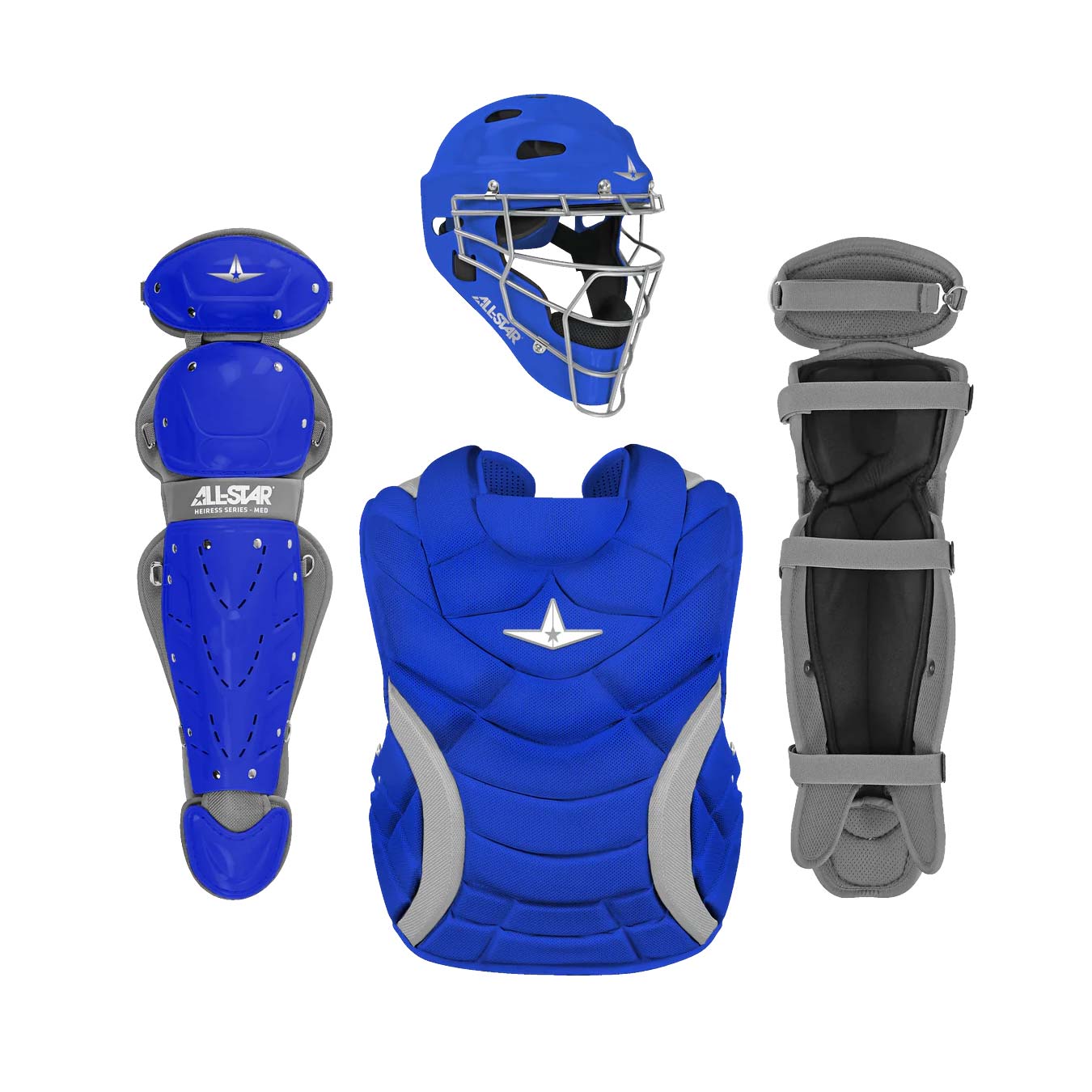 All Star Fastpitch Softball Gesichtsschutz | Silber | Für BH3000 & BH3010 Helme