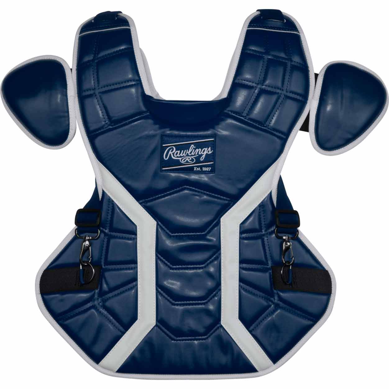Rawlings Mach Pro Series Chest Protector Navy/White Medium