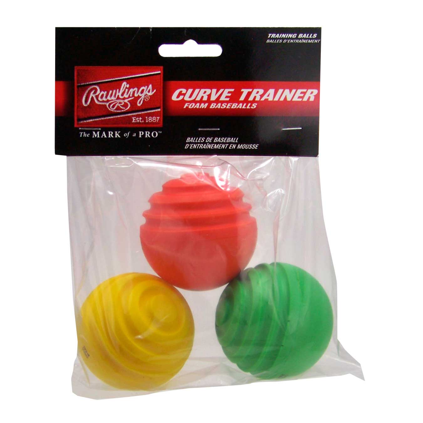 Rawlings Curve Trainer Balls (3pk)