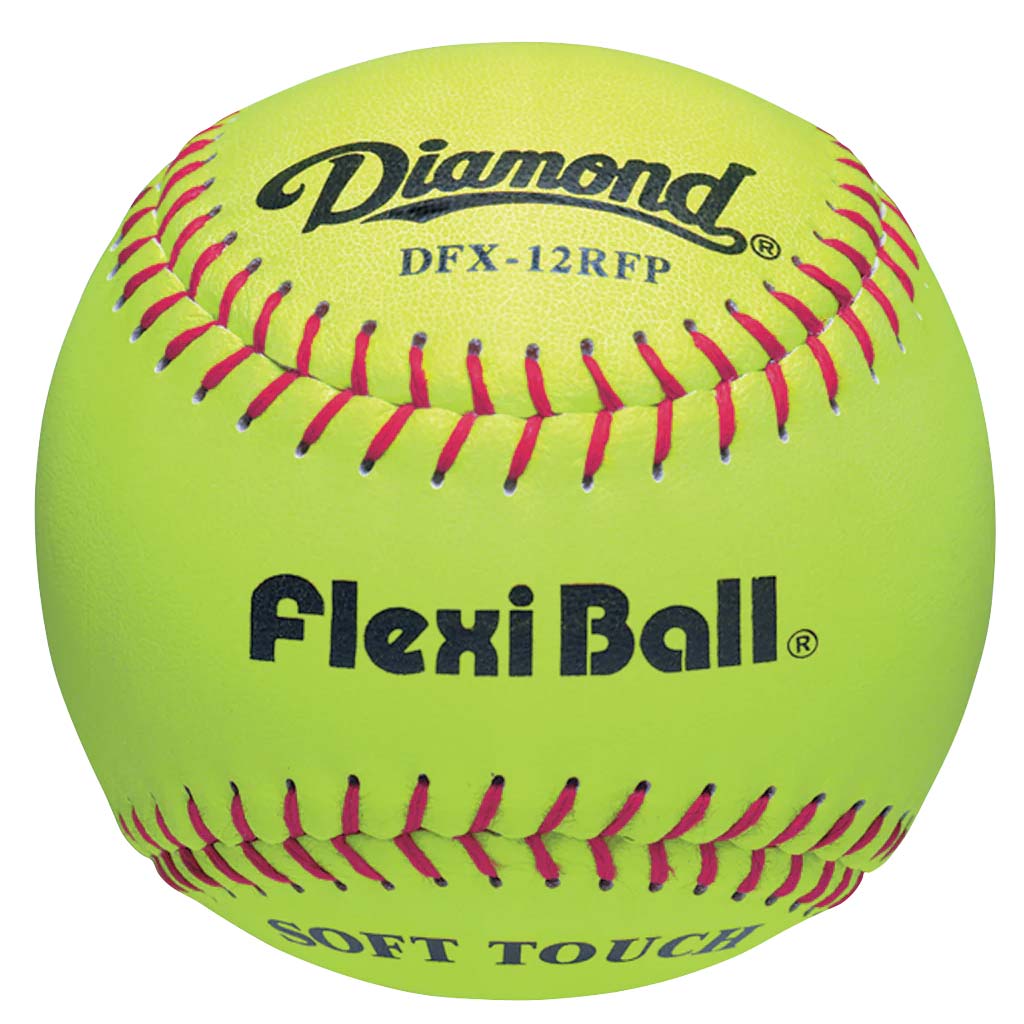 Diamond 12" DFX-12RFP Yellow Flexi-Balls-Dozen