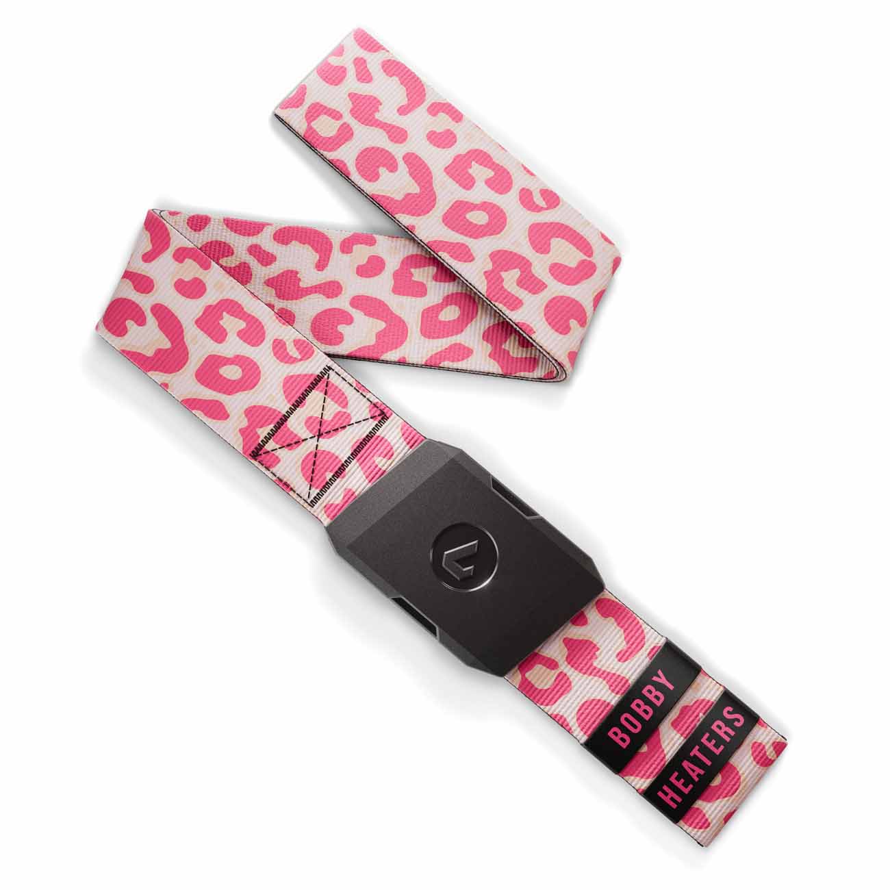 Bobby Heaters Diamond Cheetah Standard Belt Dusty Rose