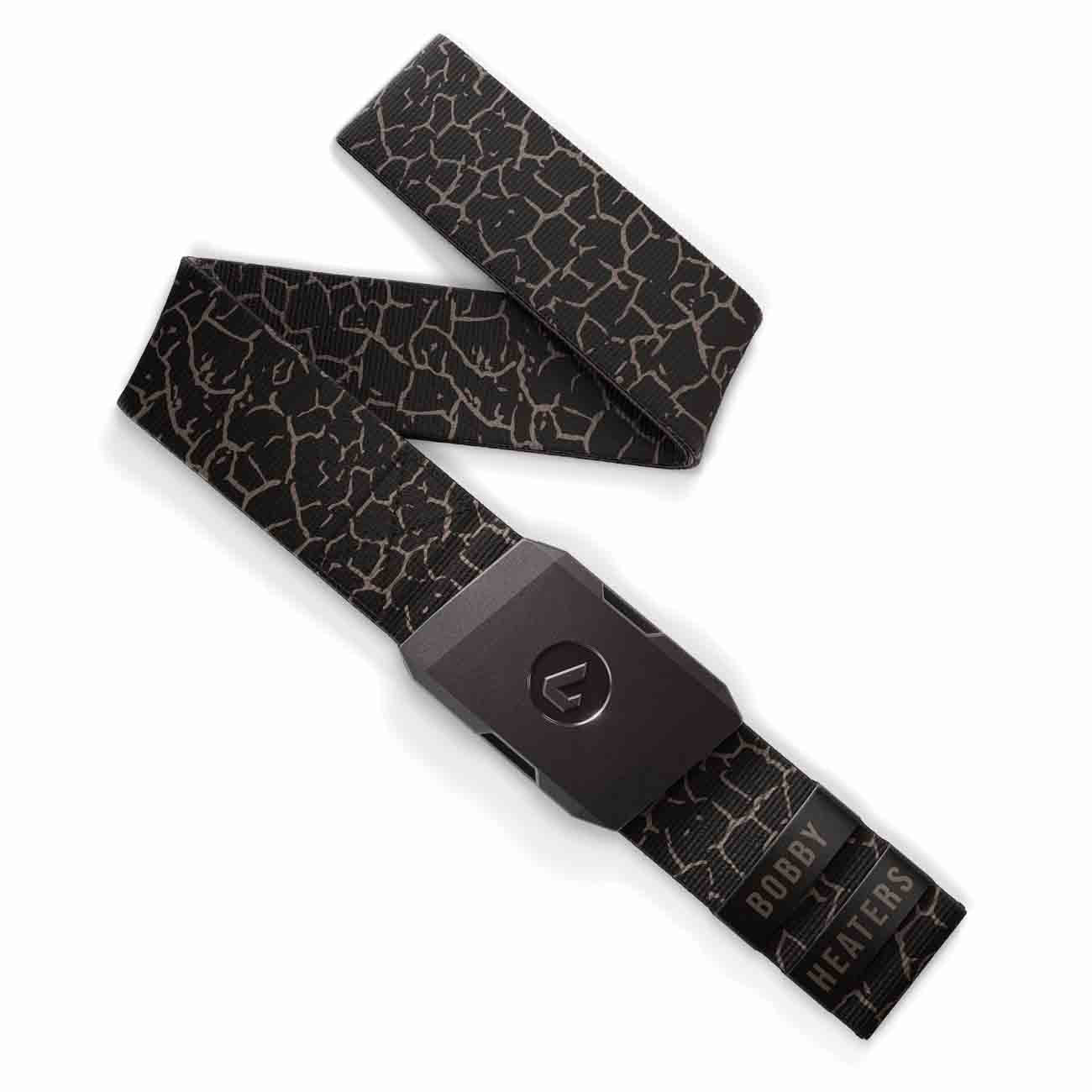 Bobby Heaters Diamond Crackle Standard Belt Black
