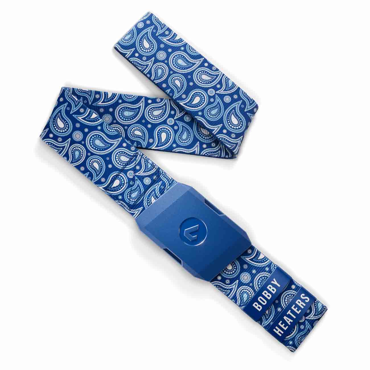 Bobby Heaters Diamond Paisley Standard Belt Royal Blue