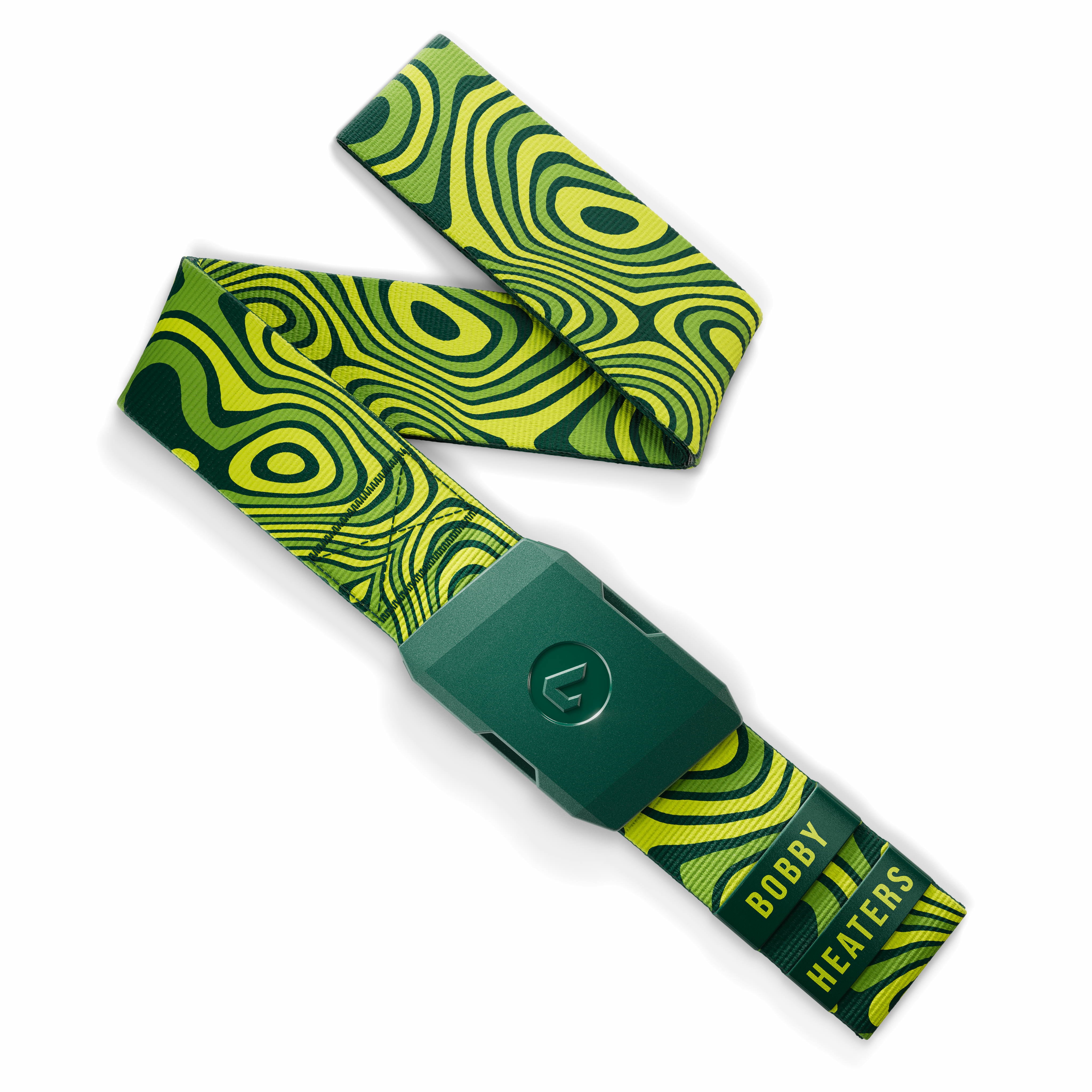 Bobby Heaters Diamond Trippy Standard Belt Green