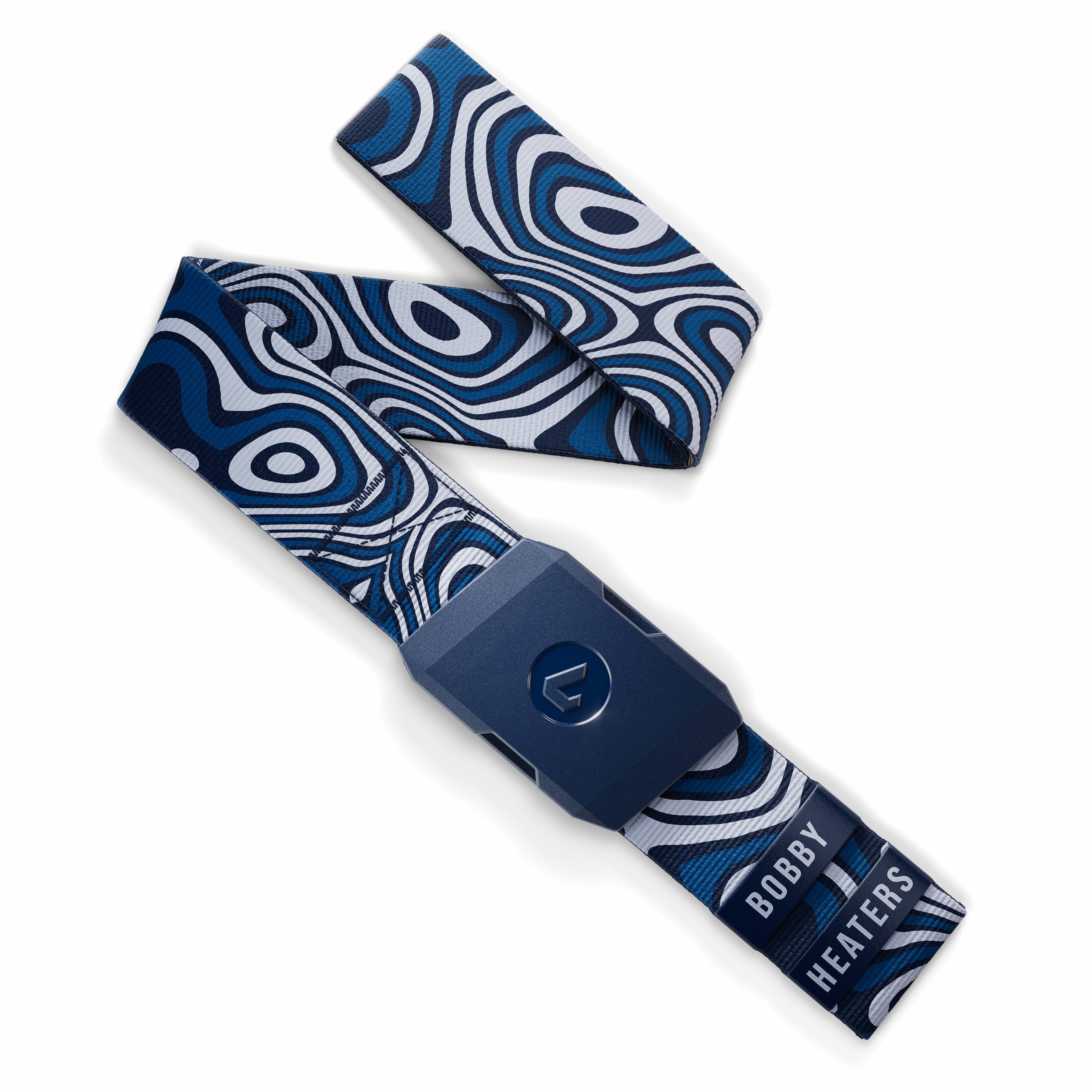 Bobby Heaters Diamond Trippy Standard Belt Navy Blue
