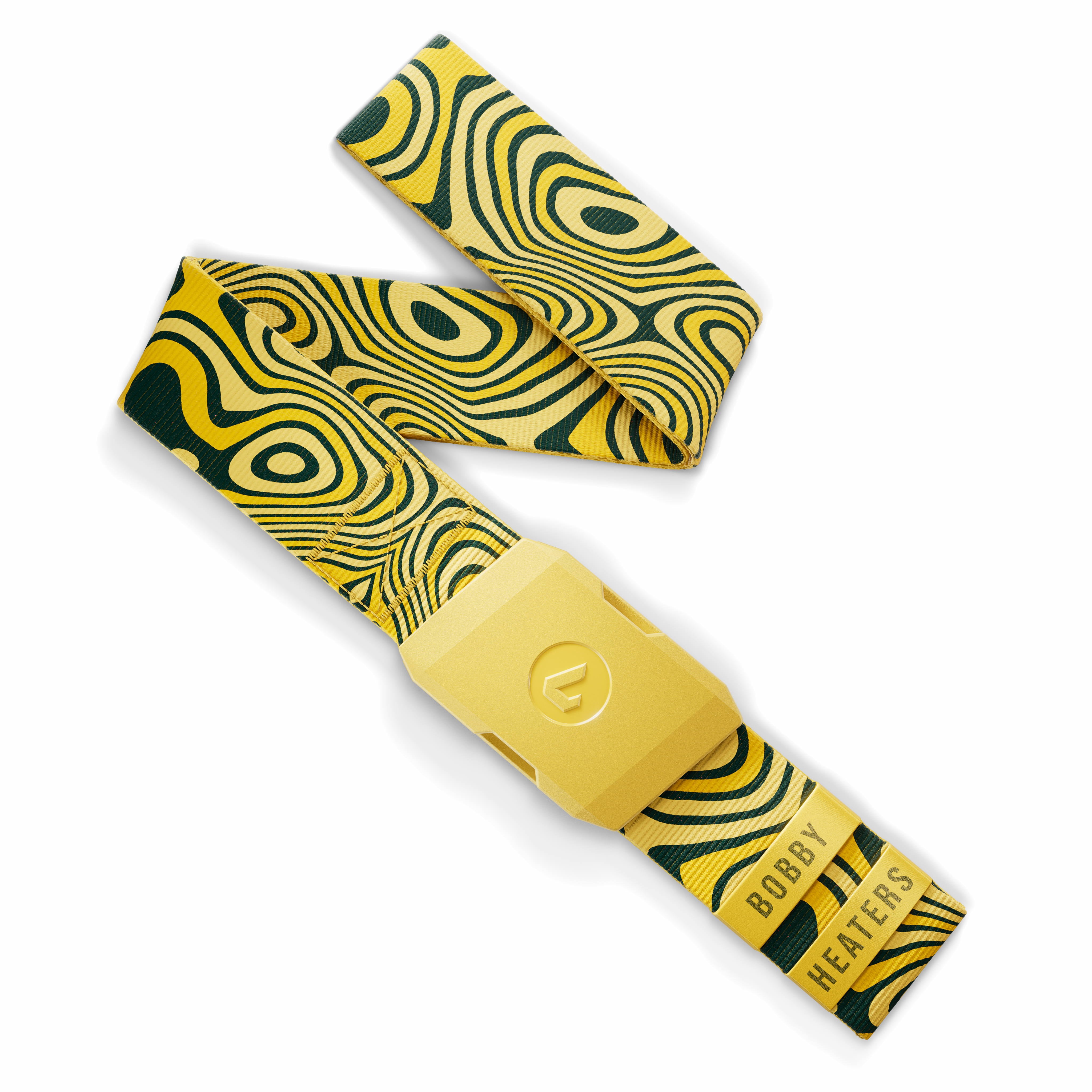 Bobby Heaters Diamond Trippy Standard Belt Yellow