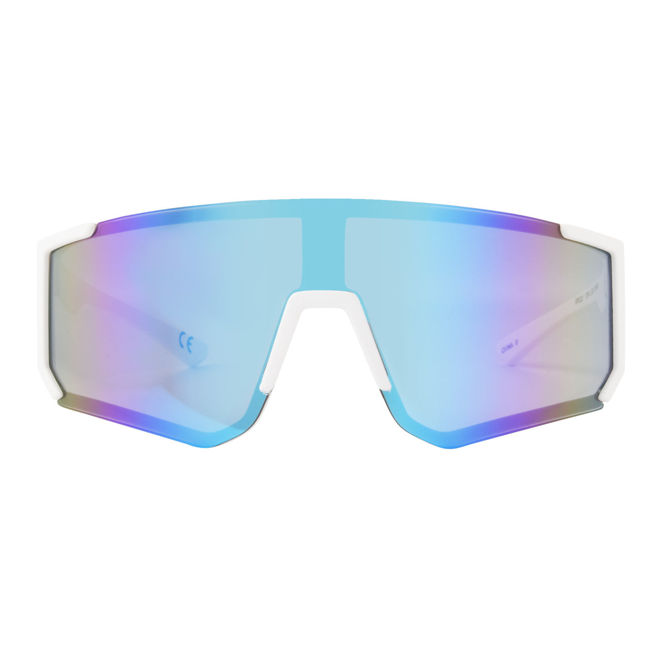 Easton White/Blue Shield Softball Sunglasses