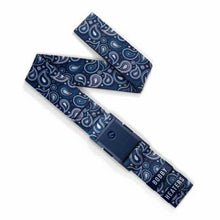 Bobby Heaters Edge Paisley Standard Belt Navy Blue