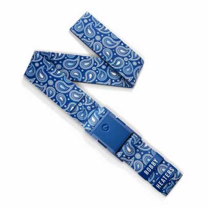 Bobby Heaters Edge Paisley Standard Belt Royal Blue