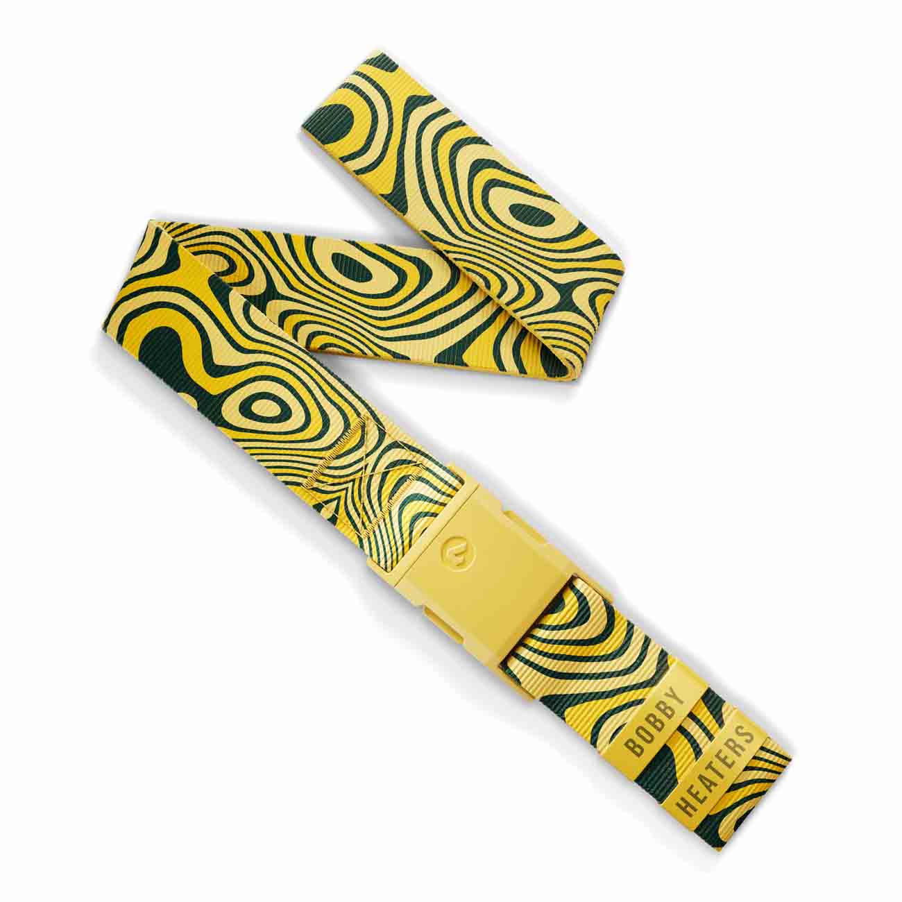 Bobby Heaters Edge Trippy Youth Belt Yellow
