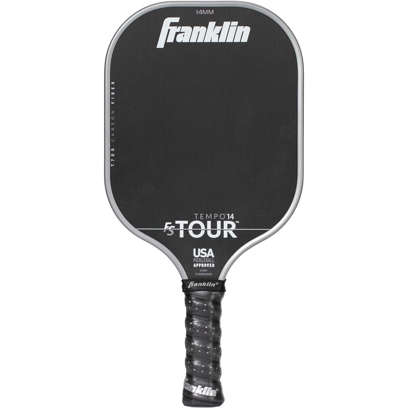 Franklin FS Tour Tempo Pickleball Paddle-14mm-Grey