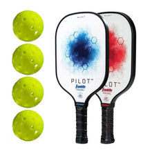 Franklin Performance Pickleball Paddle Series-Pilot-Blue-2 Player Set